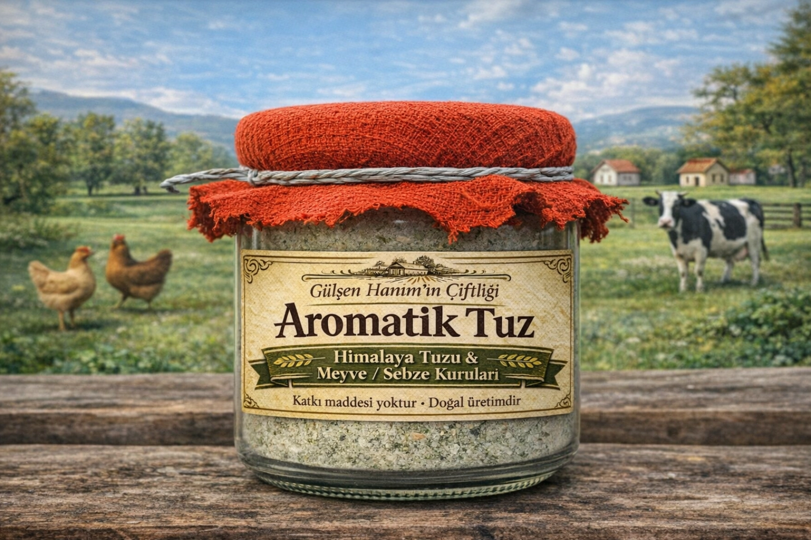 #87 - Dereotu Kurulu Doğal Aromatik Himalaya Tuzu 250 Gram