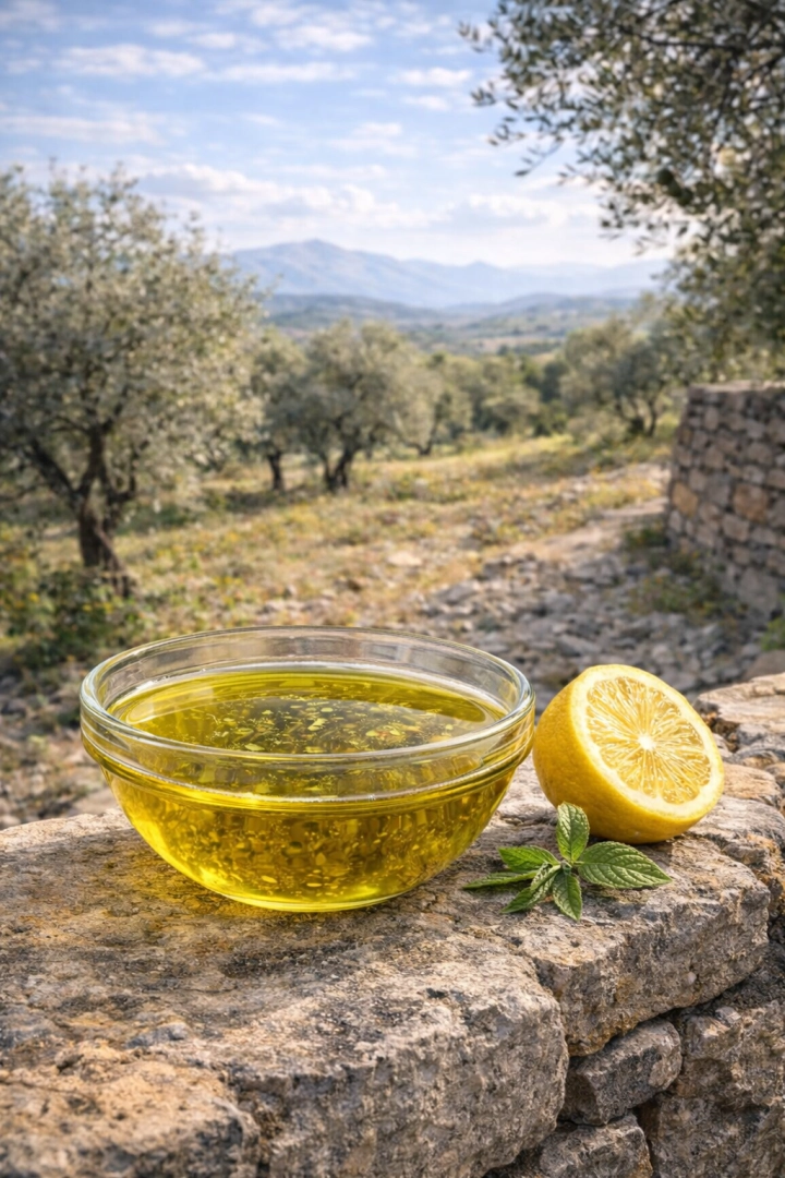 #95 - G&uuml;lşen Hanım&rsquo;a &Ouml;zel Limonlu Zeytinyağı &ndash; Soğuk Sıkım (250 ml)