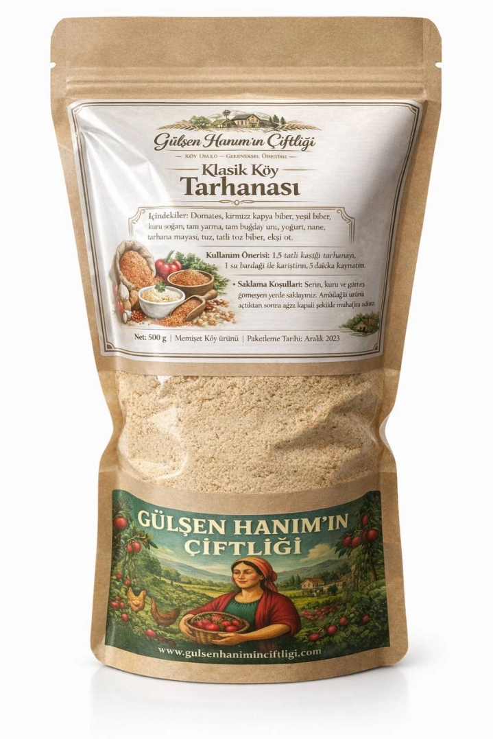 #15 - Klasik K&ouml;y Tarhanası Ufak Taneli 500 Gram