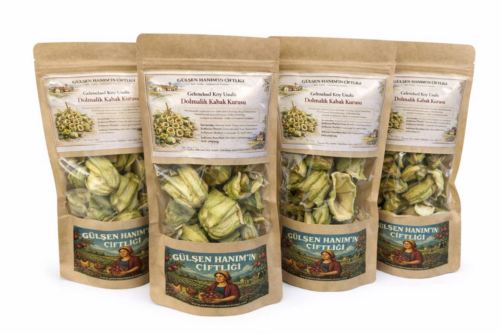 #19 - Geleneksel K&ouml;y Usul&uuml; Kuru Dolmalık Kabak