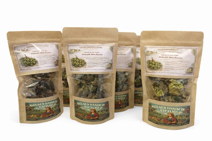 #26 - Geleneksel K&ouml;y Usul&uuml; Kuru Dolmalık Biber