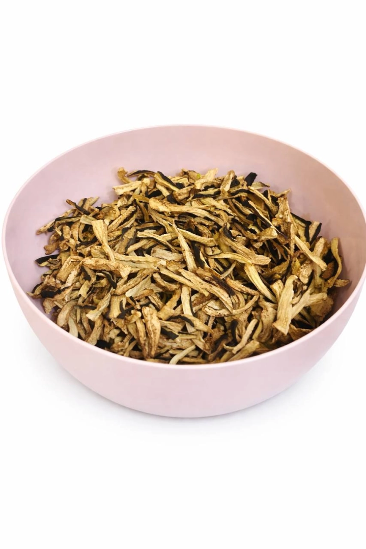 #24 - Geleneksel K&ouml;y Usul&uuml; Kurutulmuş Şerit Patlıcan 50 Gram