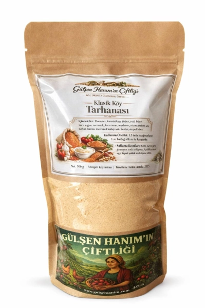 #TC0002 - Klasik K&ouml;y Tarhanası Ufak Toz 500 Gram